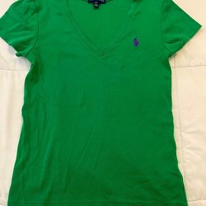 Gentle worn Ralph Lauren shirt for color green lovers!!